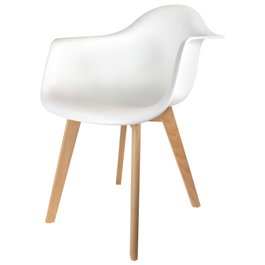 Home Deco Factory SILLA BUTACA BLANCA