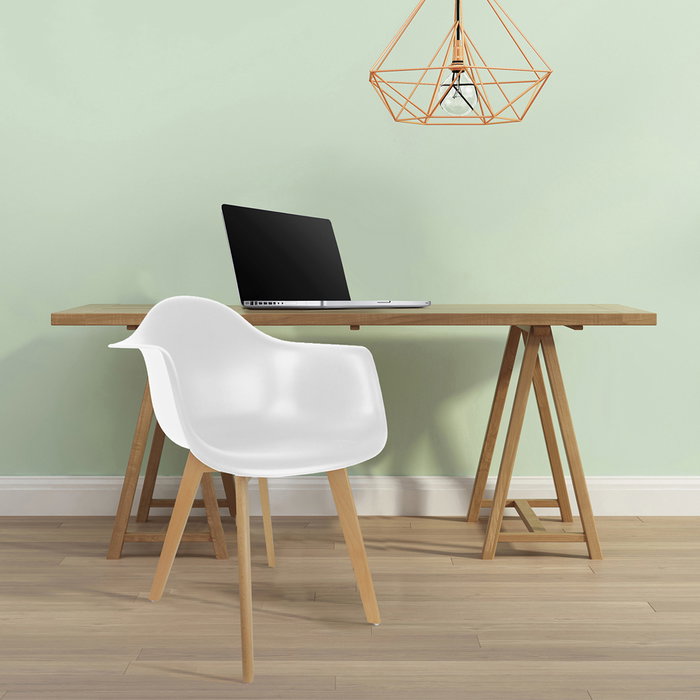 Home Deco Factory SILLA BUTACA BLANCA