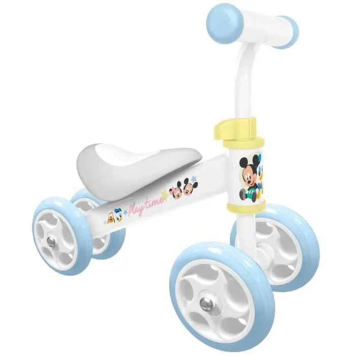 Disney BB183250 Draisienne Porteur 4 Roues pour Bébé, Guidon Ajustable et Selle Confortable - Ma Première Draisienne Disney BB183250 Draisienne Porteur 4 Roues pour Bébé, Guidon Ajustable et Selle Confortable - Ma Première Draisienne