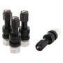 Japan Racing Ensemble de valves en aluminium V2 - Noir + Logo