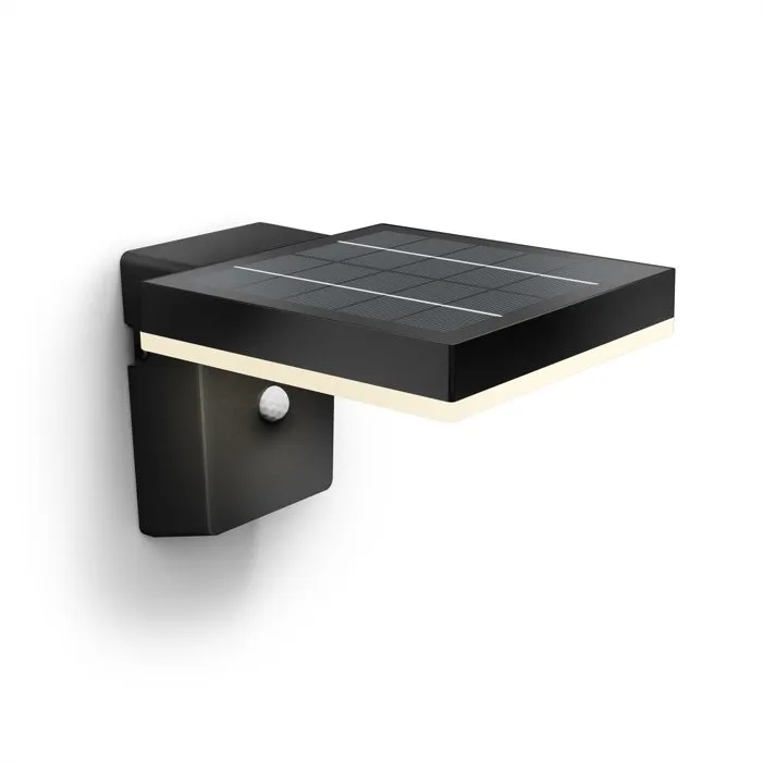Philips - Applique murale solaire LED Zonal Square - Éclairage extérieur efficace