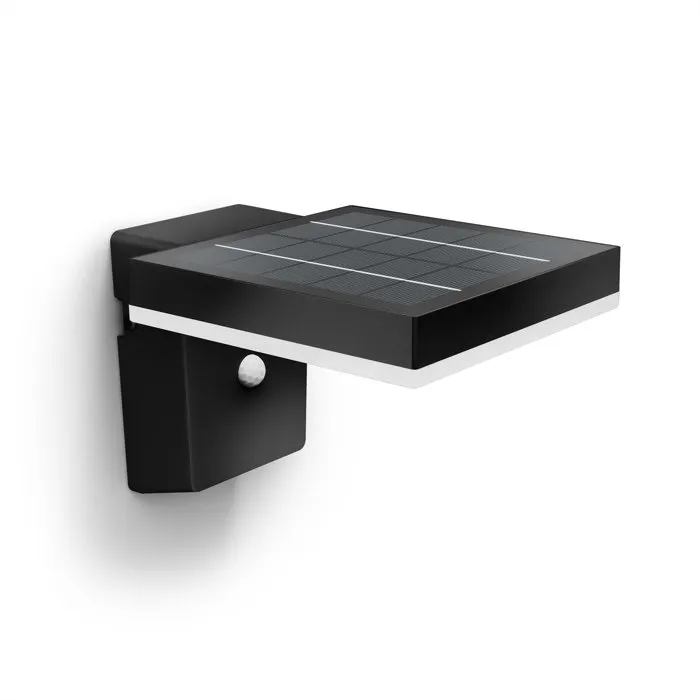 Philips - Applique murale solaire LED Zonal Square - Éclairage extérieur efficace