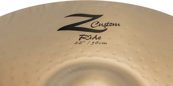 Zildjian Ride 22" Z Custom - Platine de type Ride en alliage B20 Bronze pour batterie Zildjian Ride 22" Z Custom - Platine de type Ride en alliage B20 Bronze pour batterie