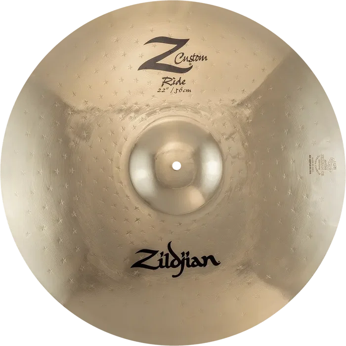Zildjian Ride 22" Z Custom - Platine de type Ride en alliage B20 Bronze pour batterie Zildjian Ride 22" Z Custom - Platine de type Ride en alliage B20 Bronze pour batterie