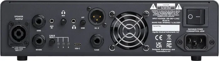 Aguilar Cabezal AG-500 V2 Basse 500 Watts Classe D Aguilar Cabezal AG-500 V2 Basse 500 Watts Classe D