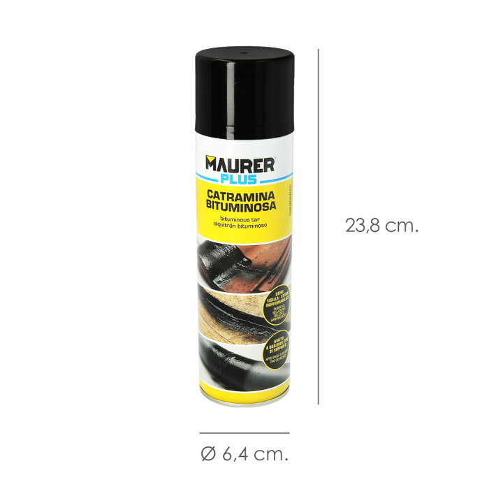 MAURER Scellant Bitumineux Alquitran Spray 500 Ml