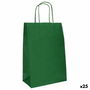 Sacs Fama Vert foncé Avec des poignées 125 g/m² 21 x 11 x 29 cm (25 Unités)