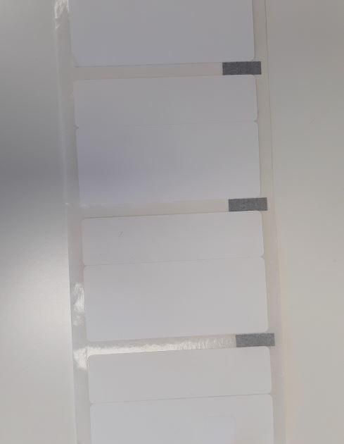 Capture Étiquettes Thermiques 70x30x17 - Mandrin 25 - Blanc