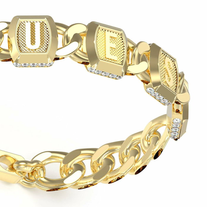 Bracelet Femme Guess JUMB05012JWYGS Doré