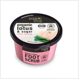 ORGANIC SHOP Exfoliant pour les pieds au lotus 250ml