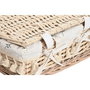 Panier à linge Home ESPRIT Naturel osier Shabby Chic 42 x 33 x 20 cm 3 Pièces