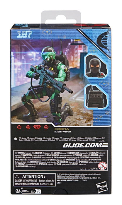 G.I. Joe Classified Series figurine Night-Viper 15 cm