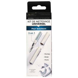 Be Mix Kit de nettoyage 3 en 1 pour écouteurs
