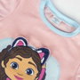 Cerdá - Pyjama long corail en fleece avec applications Gabby's Dollhouse - Taille 5 ans (5 ans) - Rose