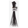 Hantums Sac de 25 colliers de serrage 100% nylon 160x2,5mm Noir