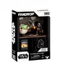 Fandrop Figurine STAR WARS Mandalorian & Grogu avec vitrine de collection, scène culte et mini affiche - 18 cm