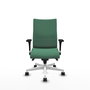 Piqueras Y Crespo Chaise de bureau Albacete, mécanisme synchrone, Vert émeraude