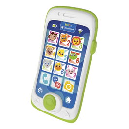 Clementoni Smartphone Éducatif Toca Y Juega 17530, Bébé 12+ Mois, 12 Touches Tactiles, Animaux, Mélodies, 6 Langues