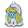 LOUNGEFLY Sac à dos Les Schtroumpfs Smurfette 26 cm - Sac à dos personnage détaillé en polyuréthane avec poches latérales