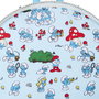 LOUNGEFLY Sac à dos Les Schtroumpfs Smurfette 26 cm - Sac à dos personnage détaillé en polyuréthane avec poches latérales