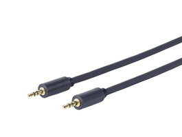Vivolink Câble audio 3,5 mm mâle à mâle, 0,5 m, Noir