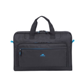 Rivacase Malette Regent II pour ordinateur portable 17,3" – Sacoche en polyester noir