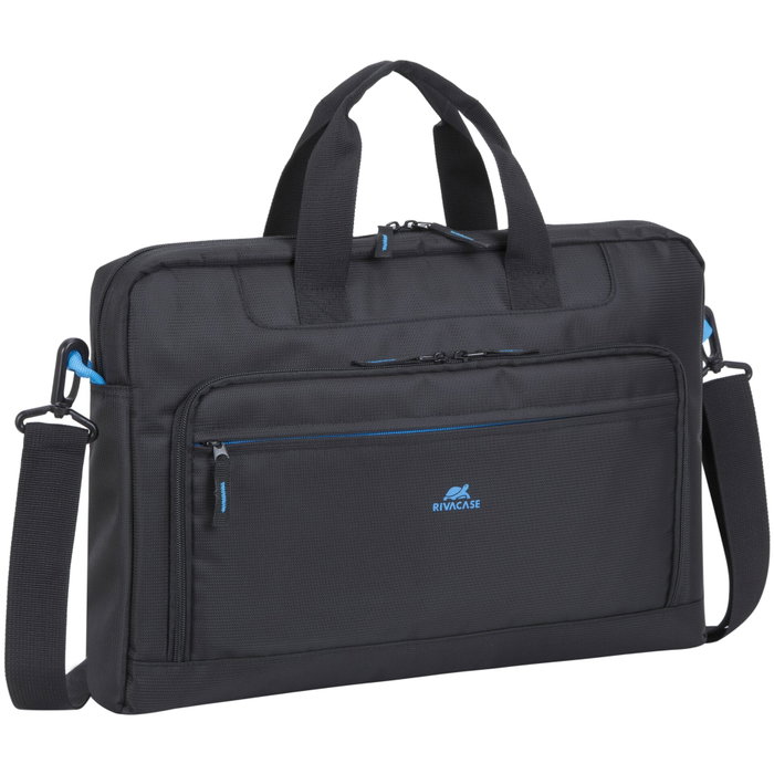 Rivacase Regent II Sacoche pour ordinateur portable 17,3 pouces - Noir