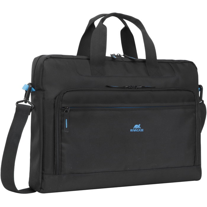 Rivacase Regent II Sacoche pour ordinateur portable 17,3 pouces - Noir