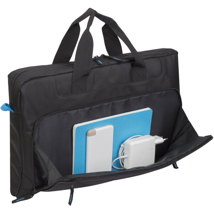 Rivacase Regent II Sacoche pour ordinateur portable 17,3 pouces - Noir