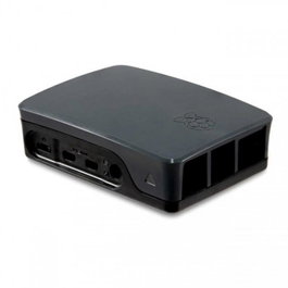 Raspberry Pi Carcase pour Raspberry Pi 4 Noir/Gris Plastique Protection