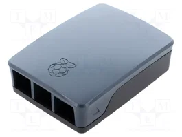 Raspberry Pi Boîtier pour Raspberry Pi 4 Noir et Gris