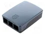 Raspberry Pi Boîtier pour Raspberry Pi 4 Noir et Gris