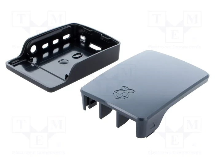 Raspberry Pi Boîtier pour Raspberry Pi 4 Noir et Gris