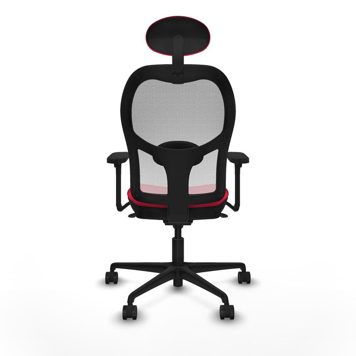 Piqueras y Crespo 3D036N1 Chaise de Bureau avec Appui-tête Rouge