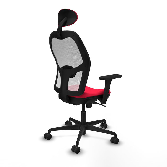 Piqueras y Crespo 3D036N1 Chaise de Bureau avec Appui-tête Rouge