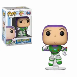 Funko Pop! Disney Pixar Toy Story 4 - Figurine Buzz l'Éclair 523, Vinyl, 9 cm, avec Socle Transparent