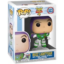 Funko Pop! Disney Pixar Toy Story 4 - Figurine Buzz l'Éclair 523, Vinyl, 9 cm, avec Socle Transparent