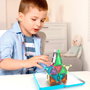 CEFA Mini Blocs Magnétiques Picasso Tiles 02019, 26 Pièces incluant Triangles et Carrés, avec Boîte de Transport Métal, Compatible Autres Sets, +3 Ans