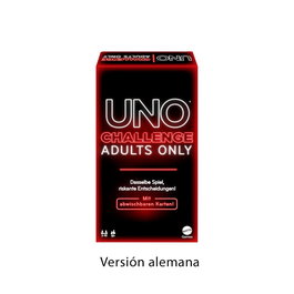 Mattel - Uno Challenge Adults Only - Jeu de Cartes - Version Allemande