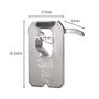 3M 3ph11-2wmr Crochet pour cloisons sèches, charge max 11 kg, 27 x 31,5 x 4 mm, 2 pièces