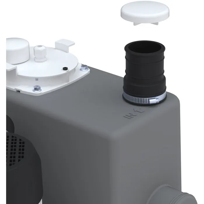SFA - Sanicom 2 - Station de relevage pour eaux grises - 1500 W - Traite les eaux jusqu'à 90 °C - Fabriqué en France