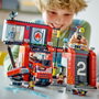 LEGO City 60414 La Caserne et le Camion de Pompiers