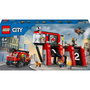 LEGO City 60414 La Caserne et le Camion de Pompiers