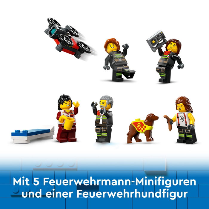 LEGO City 60414 La Caserne et le Camion de Pompiers
