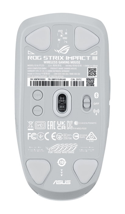 Asus ROG Strix Impact III Wireless Blanc