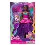 Barbie - JCW49 - Poupée Brooklyn 'Un Toque De Magia' (Un Toucher de Magie) avec vêtements et accessoires, cheveux violet