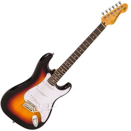 Encore E6 Guitare électrique - 3 Tone Sunburst