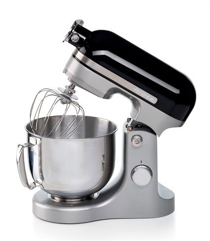 Ariete 1589/02 - Robot de cuisine 1600 W, bol inox 5.5L, mouvement planétaire, 11 vitesses, design moderne noir