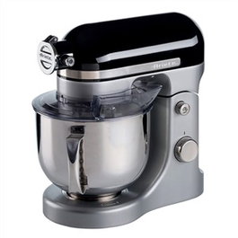 Ariete 1589/02 - Robot de cuisine 1600 W, bol inox 5.5L, mouvement planétaire, 11 vitesses, design moderne noir