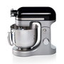 Ariete 1589/02 - Robot de cuisine 1600 W, bol inox 5.5L, mouvement planétaire, 11 vitesses, design moderne noir